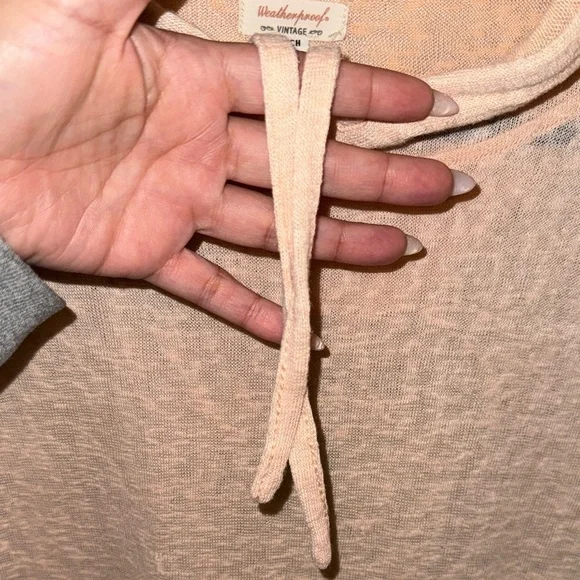 Weatherproof Vintage- Ladies Peach Pullover Hoodie Size Small - Picture 8 of 12